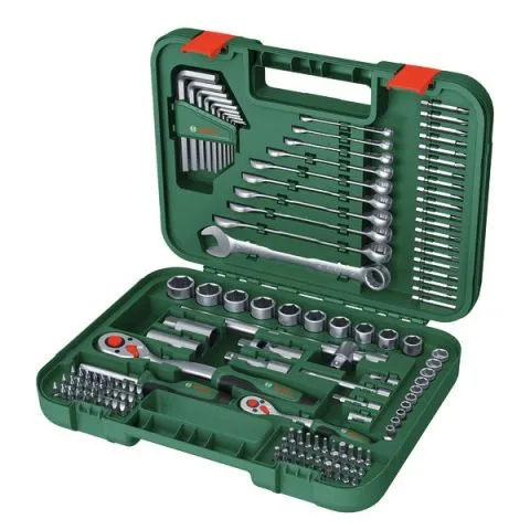 1600A02Z9B Bosch DIY Hylsnyckelsats 132 delar Sista chansen